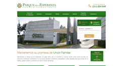 Desktop Screenshot of parquedelaesperanza.com