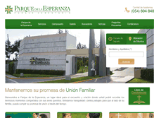 Tablet Screenshot of parquedelaesperanza.com